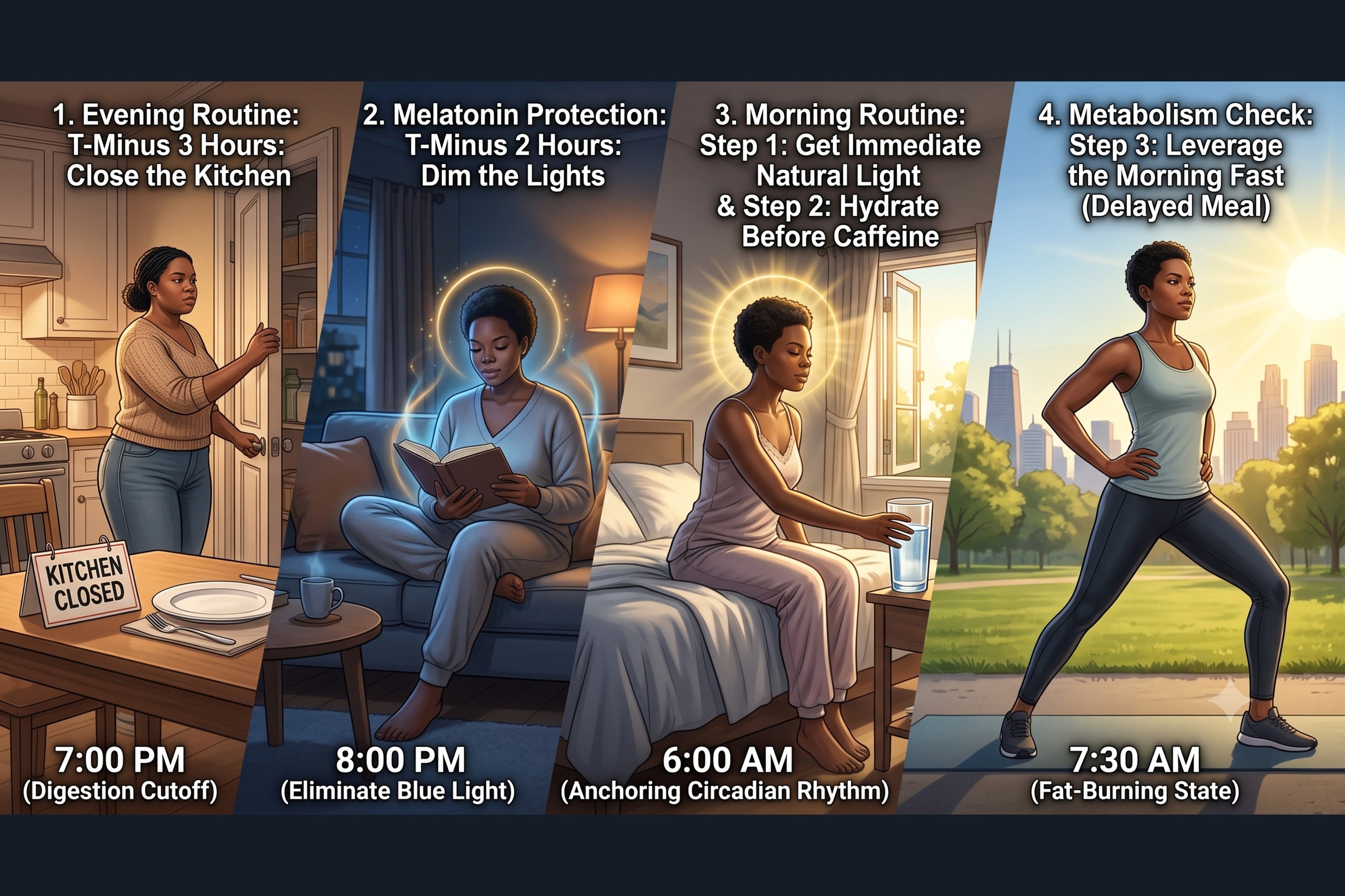The Night Shift: How Your Sleep, Morning, and Evening Routines Dictate Your Weight